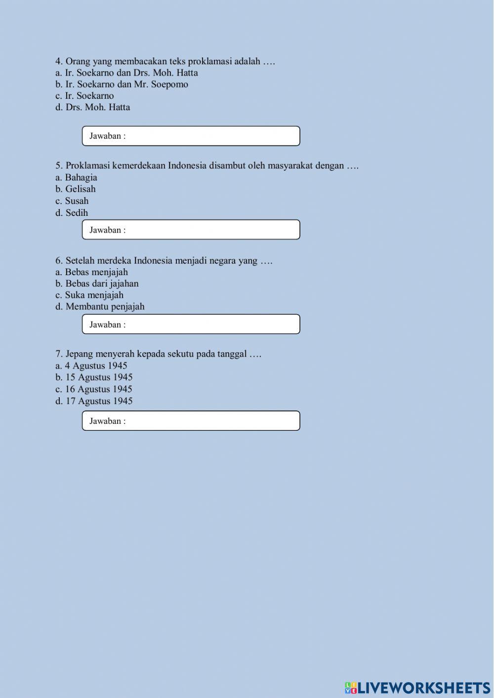 LKPD IPS Kelas 5 tema 7 Subtema 2