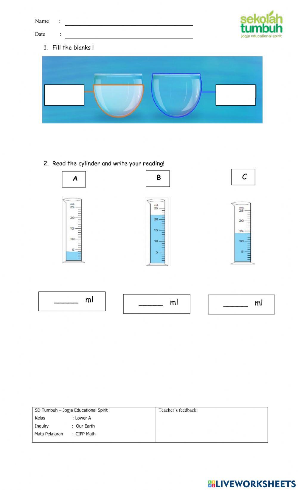 Review Volume and Capasity-B
