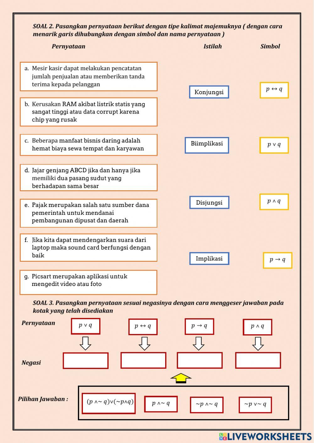 Lkpd 1 LOGIKA MATEMATIKA