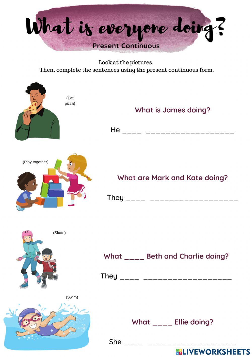 Present Continuous 3