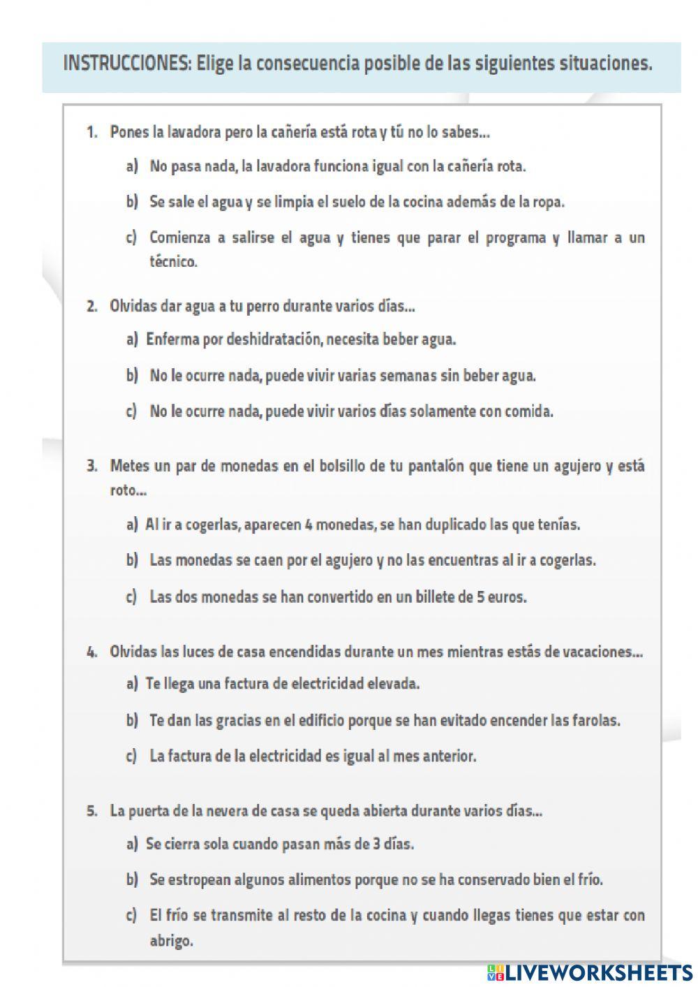 Causa Y Consecuencia 1010061 Cvu LiveWorksheets causa-y-consecuencia-1010061-cvu-liveworksheets