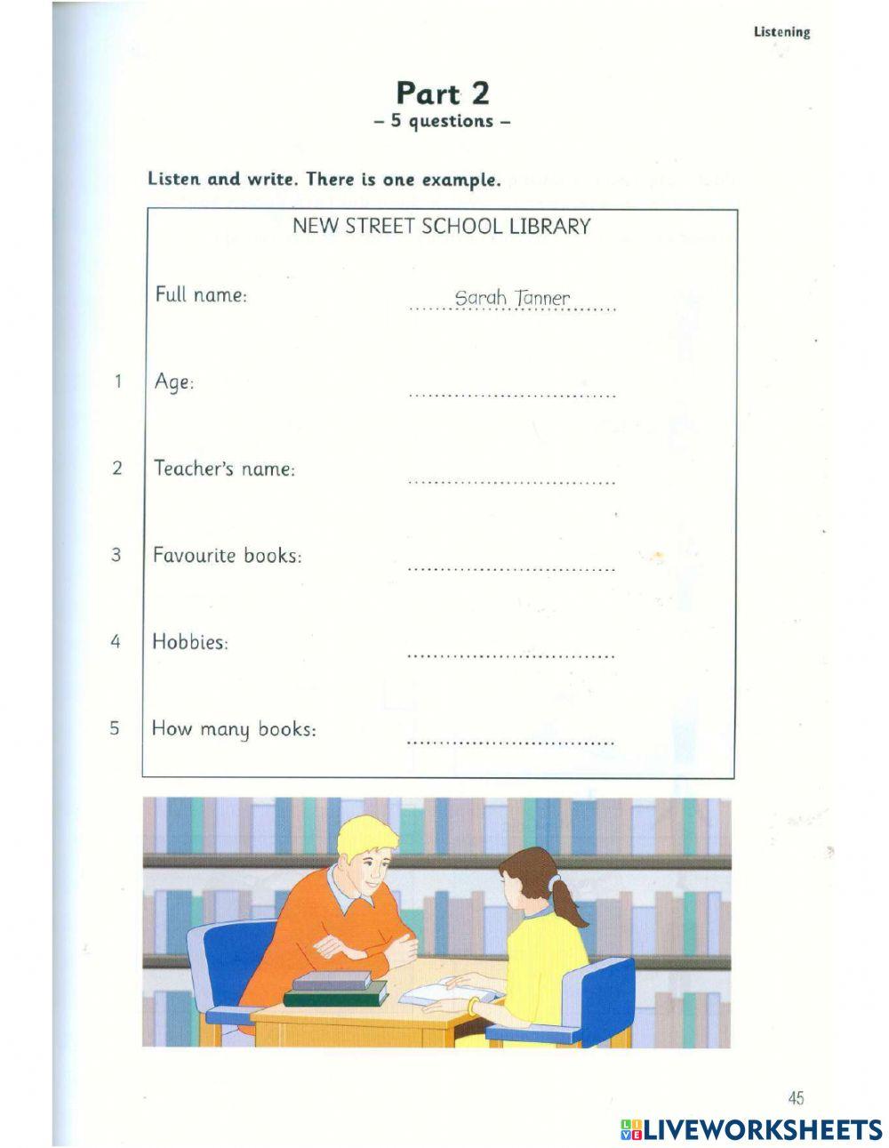 Listening skill test 3