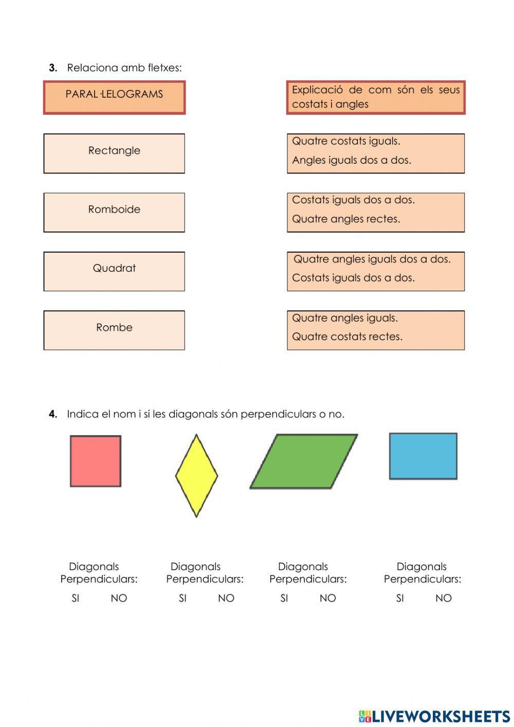 Classificació de quadrilàters I