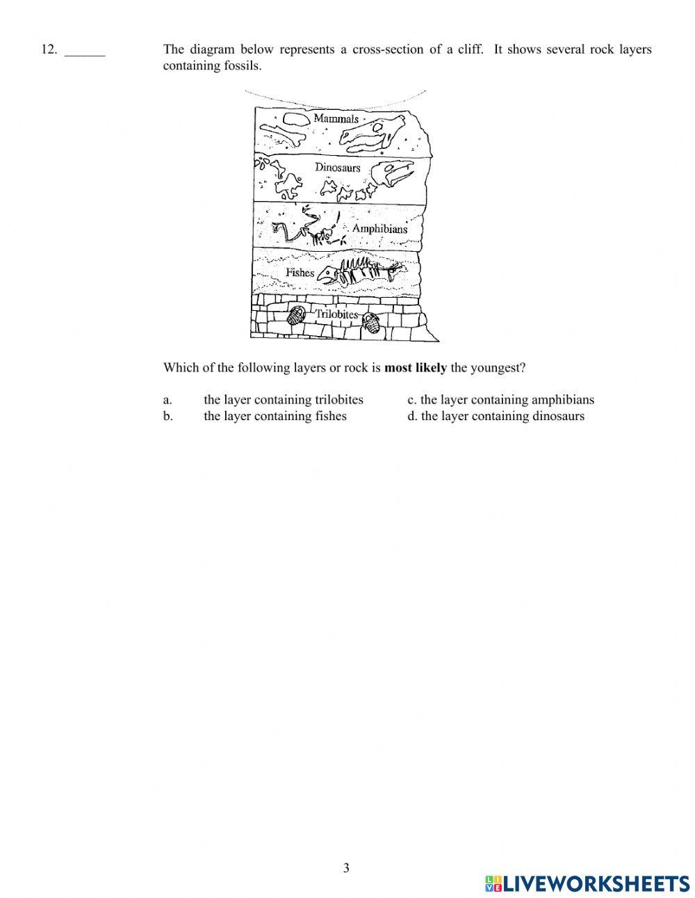 Grade 8 earth and space science mcas review