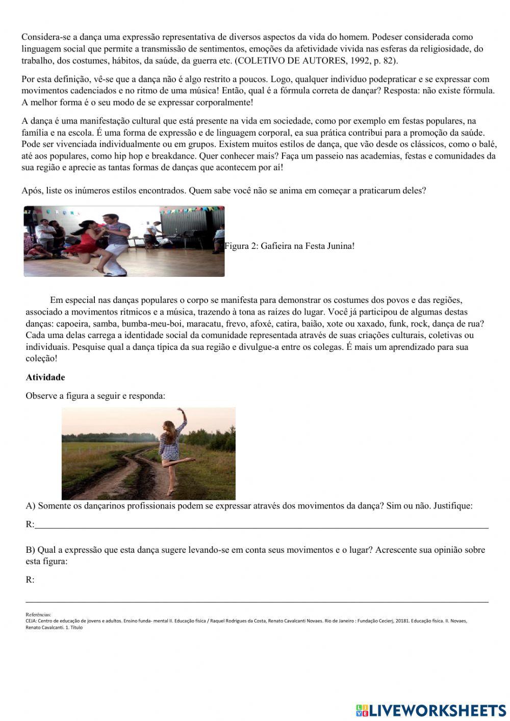 Atividades rítmicas