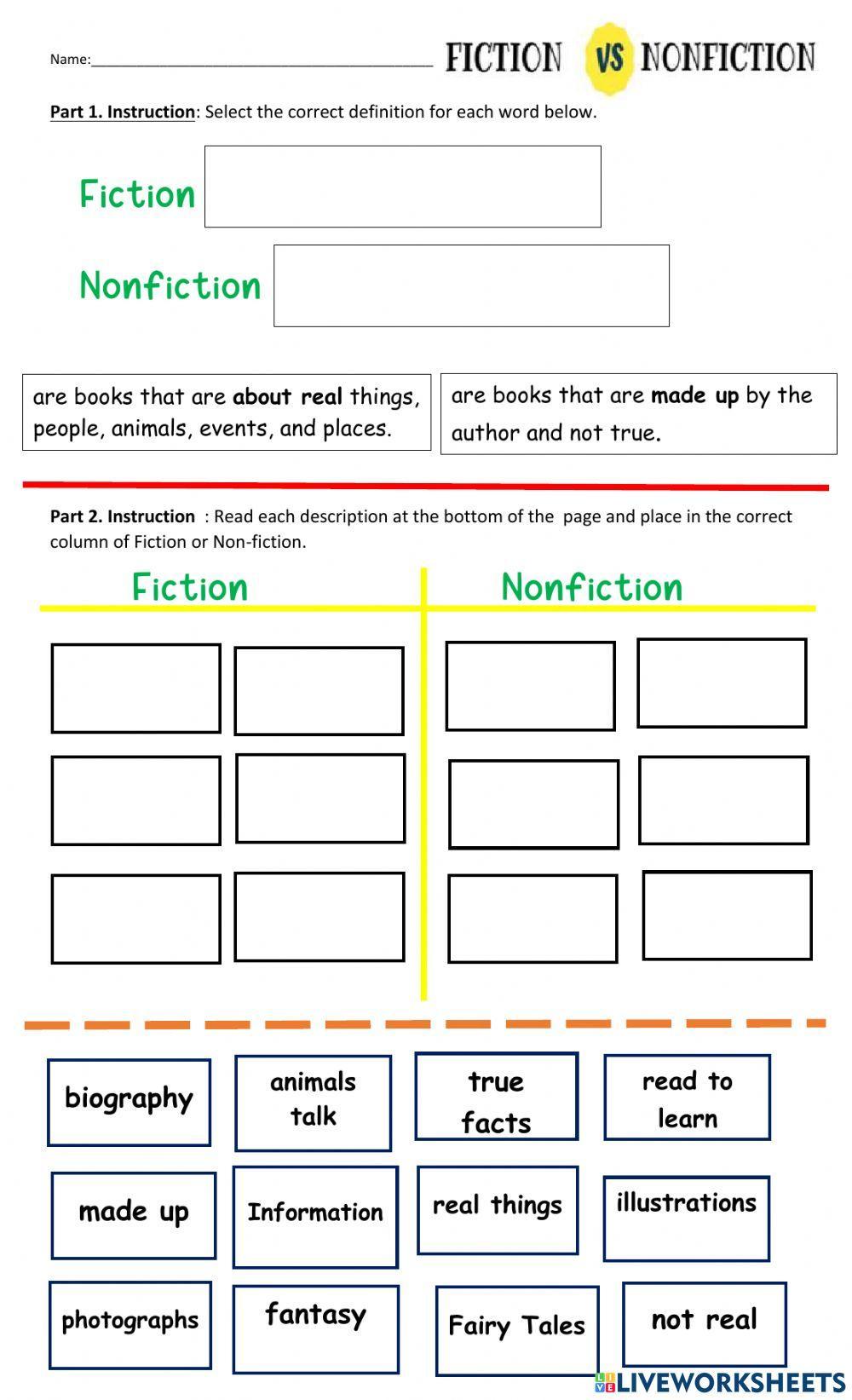 Review Fiction and Nonfiction