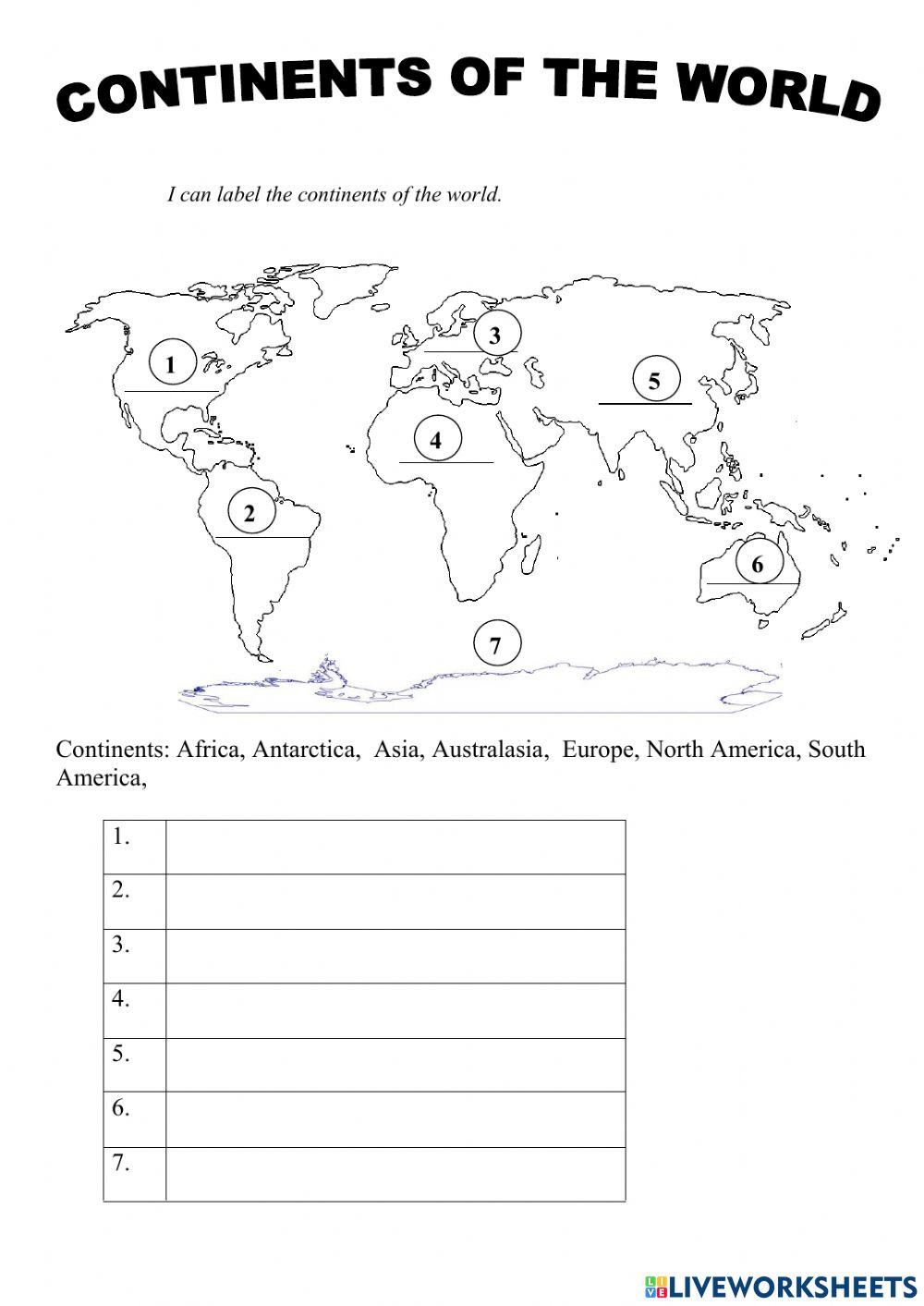 continents-of-the-world-interactive-worksheet-live-worksheets