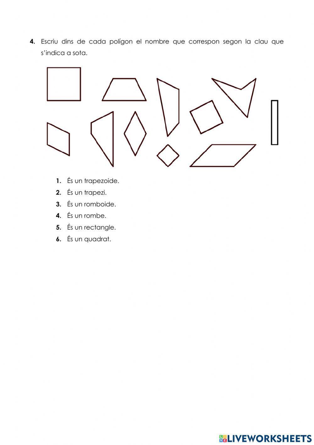 Classificació de quadrilàters II