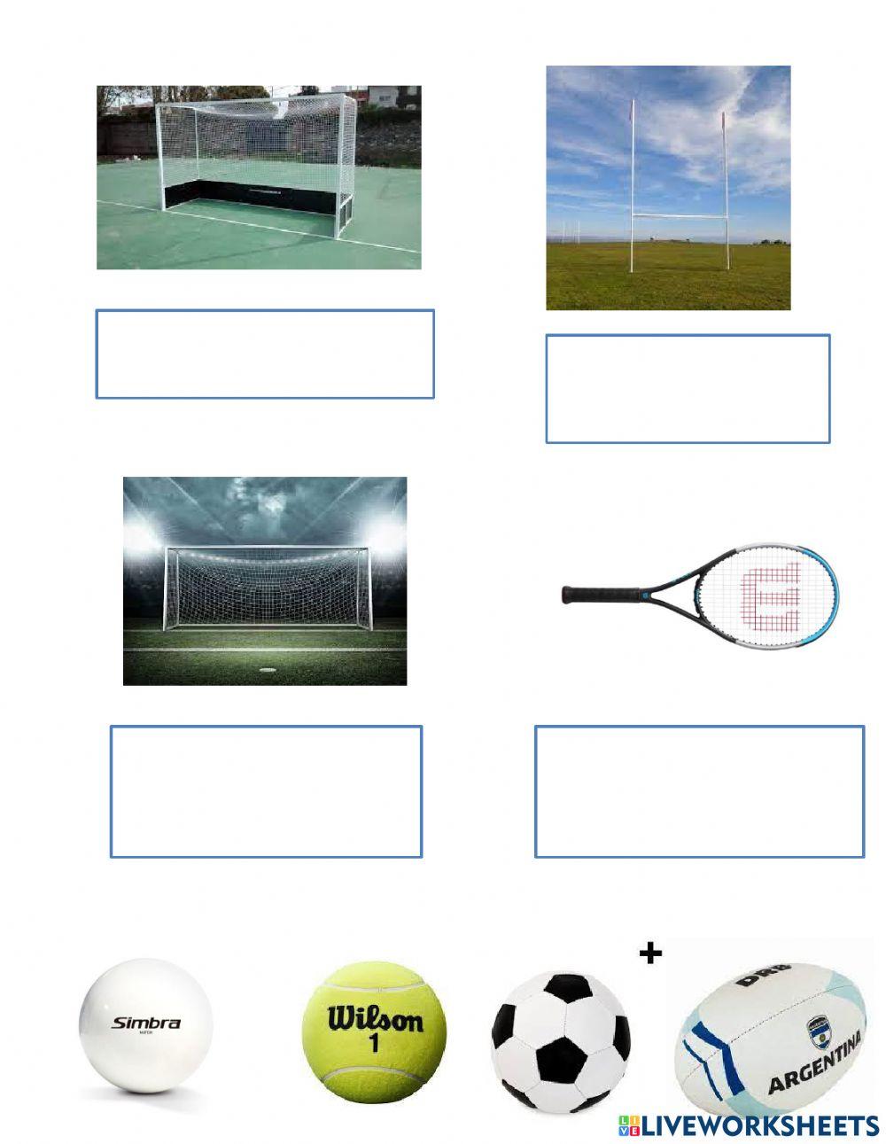 Adivina con que se juega en cada deporte