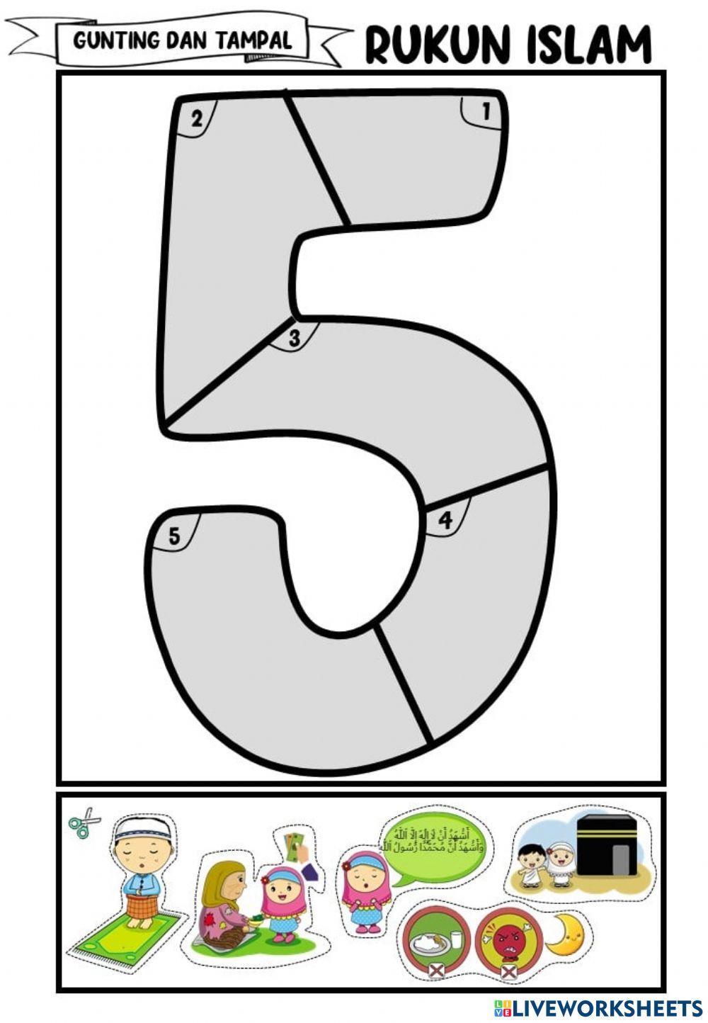 Rukun islam pra-sekolah
