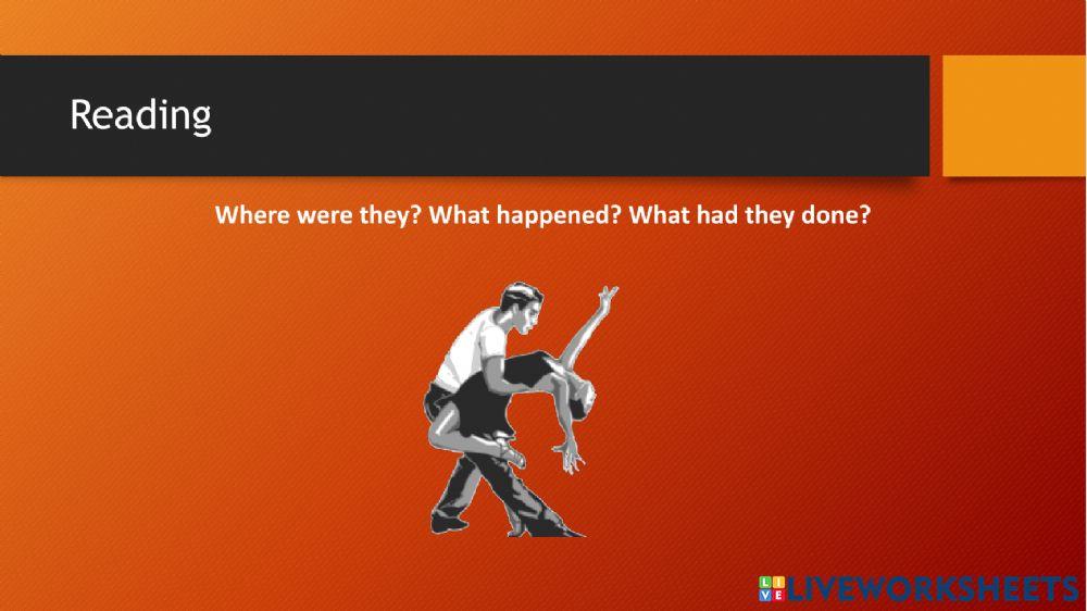 Reading- A dance competition