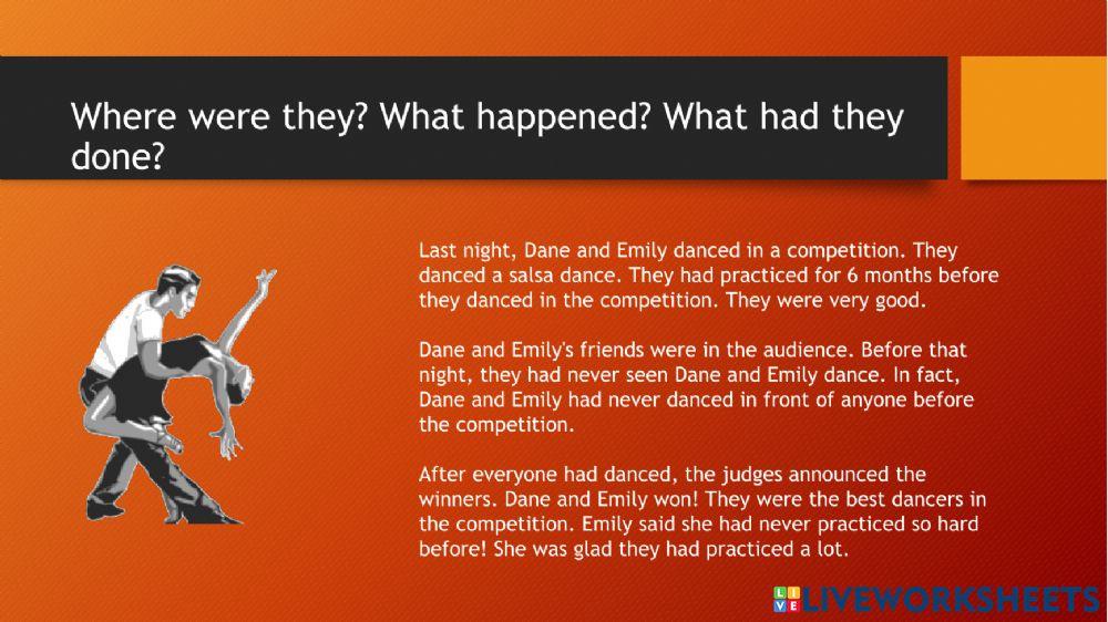 Reading- A dance competition