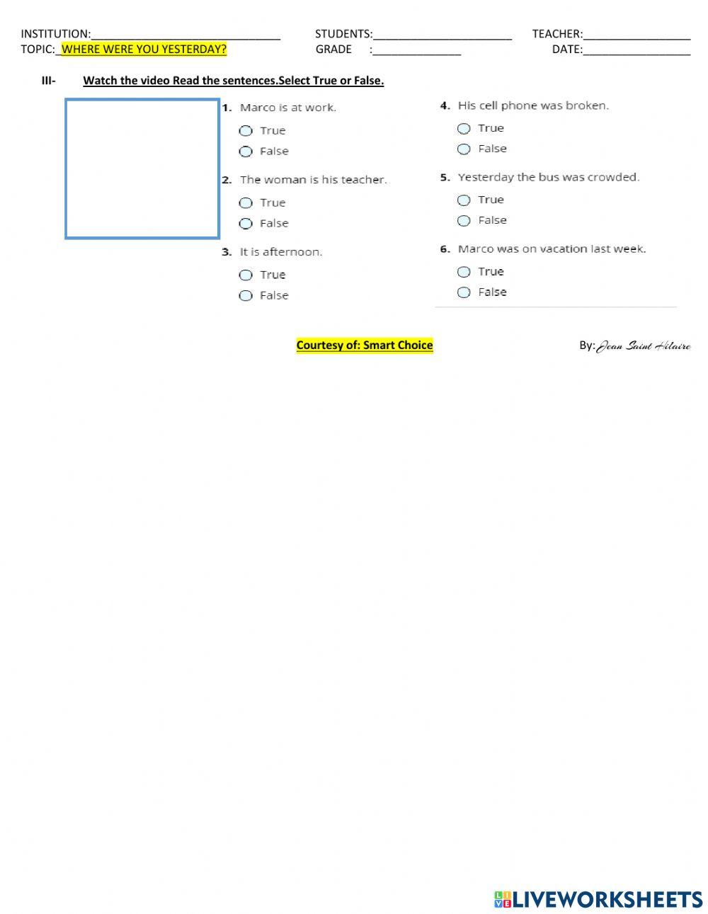 Online Math Test For Class 2