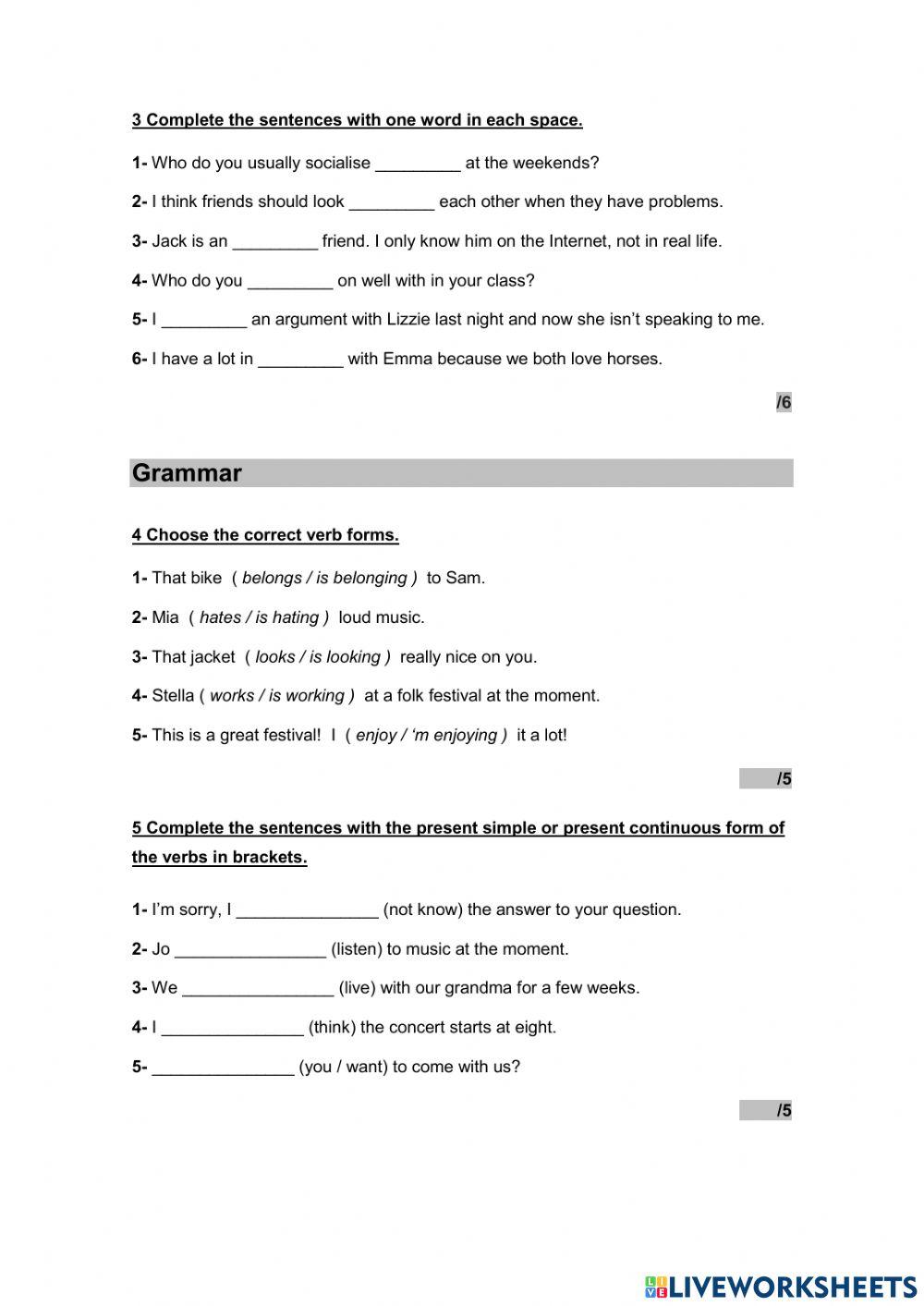 General Revision UNIT 1