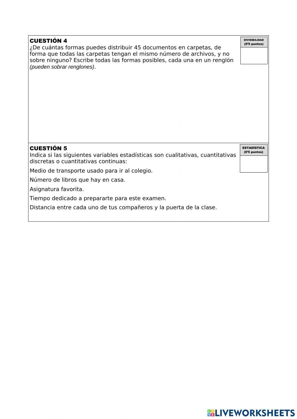 3ªEvaluación- 2ºExamen (1ºC-clase)