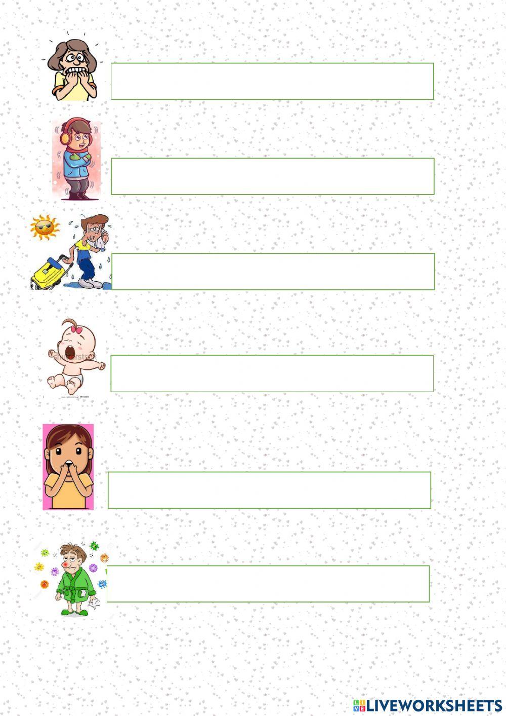 Les émotions et sensations