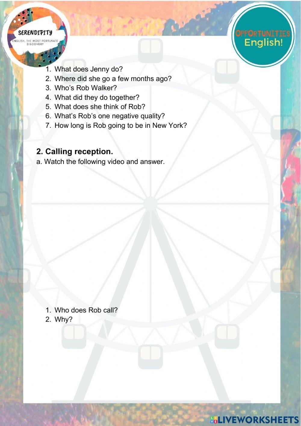 PE Hotel problems, pre intermediate unit 1C