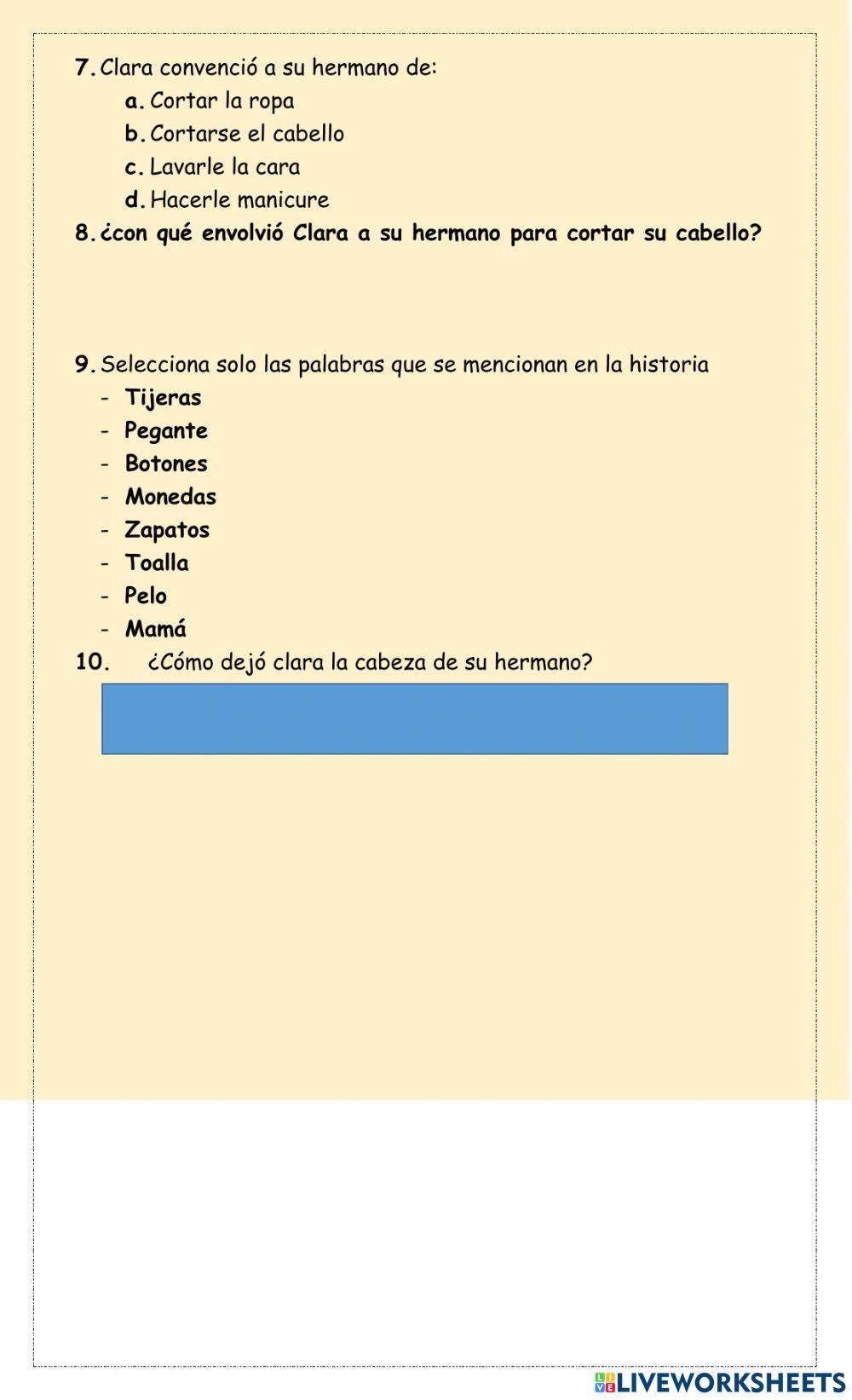 Yo y mie hermana Clara taller 4