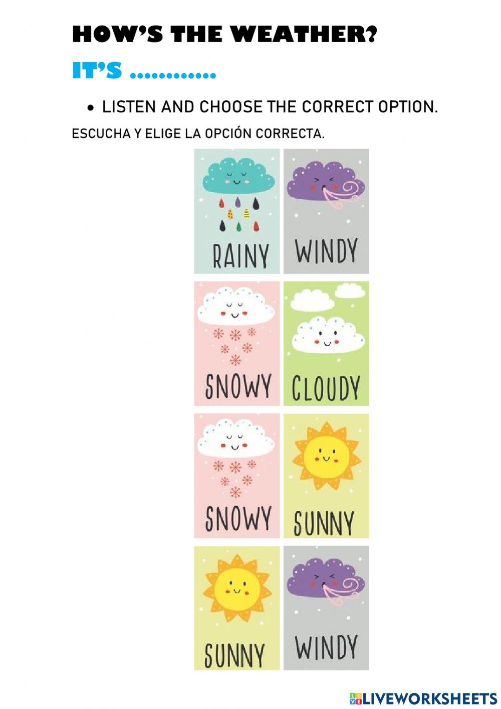 How's the weather today?