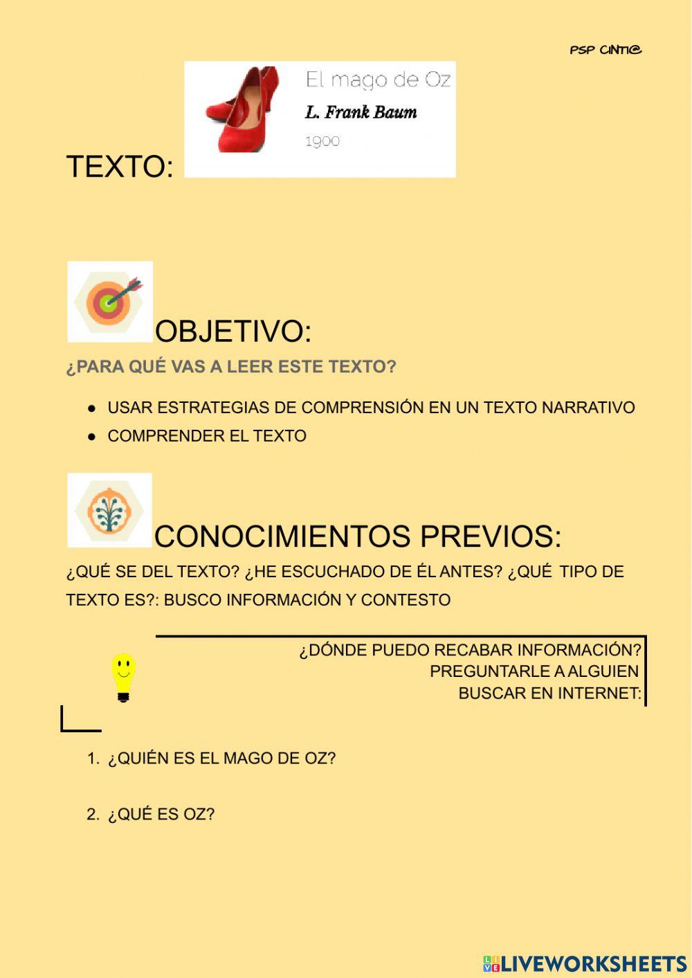 Estrategias de comprensión lectora