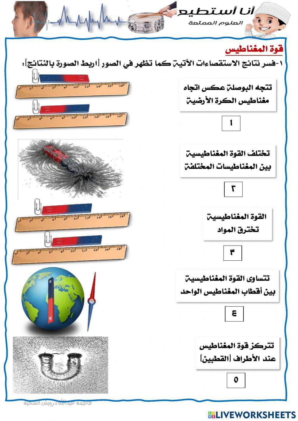 قوة المغناطيس