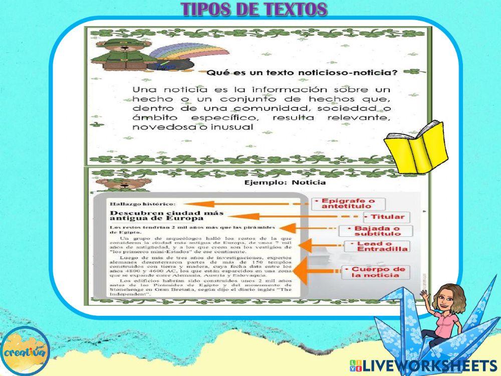 Tipos de textos