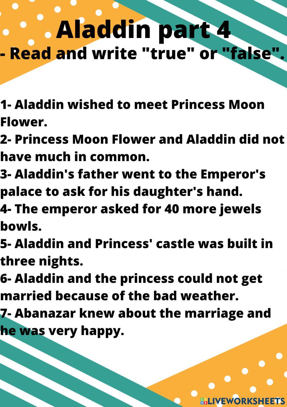 Aladdin part 4