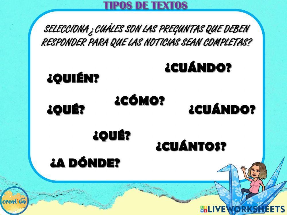 La noticia y sus partes