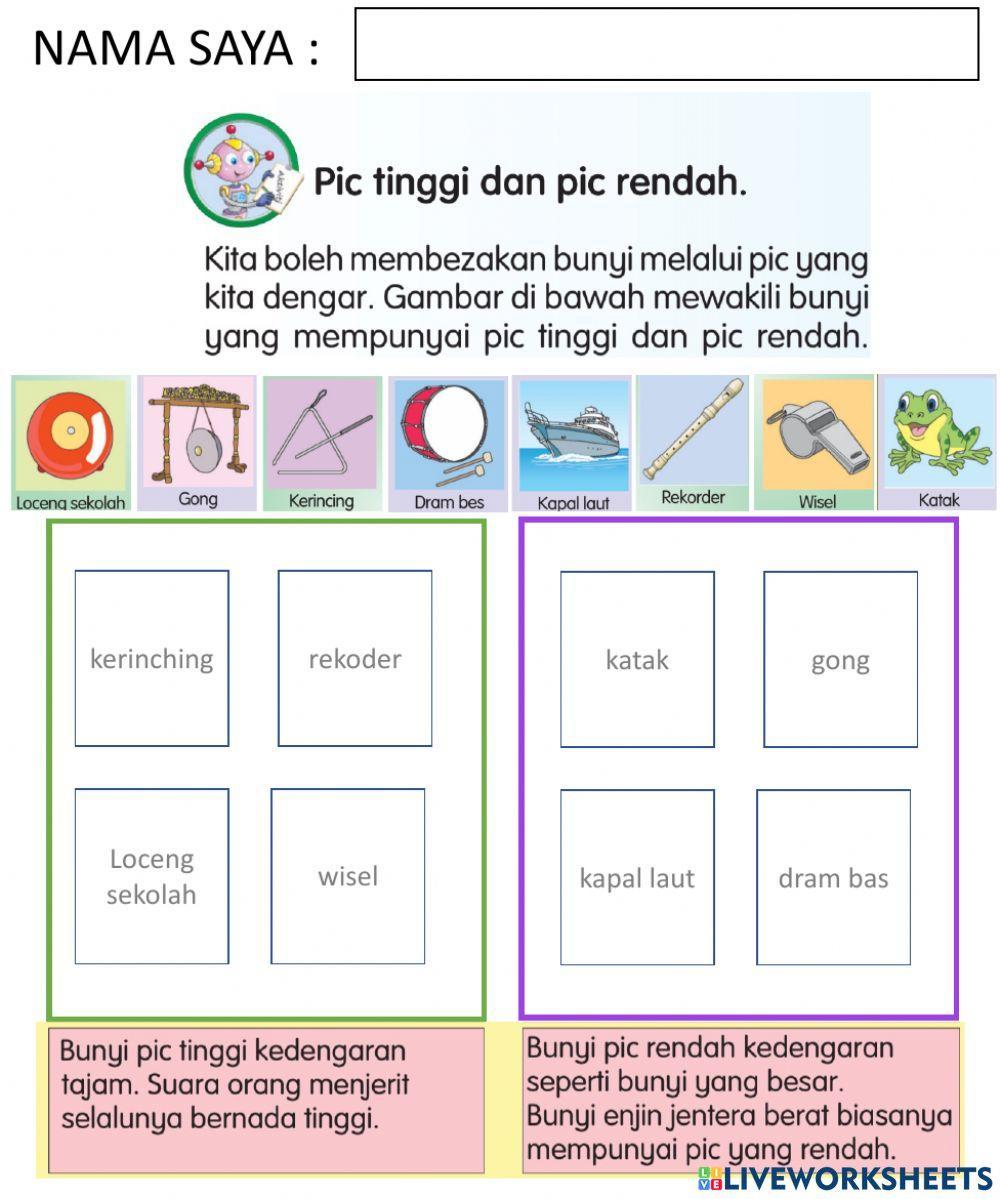 Pic tinggi dan Pic rendah