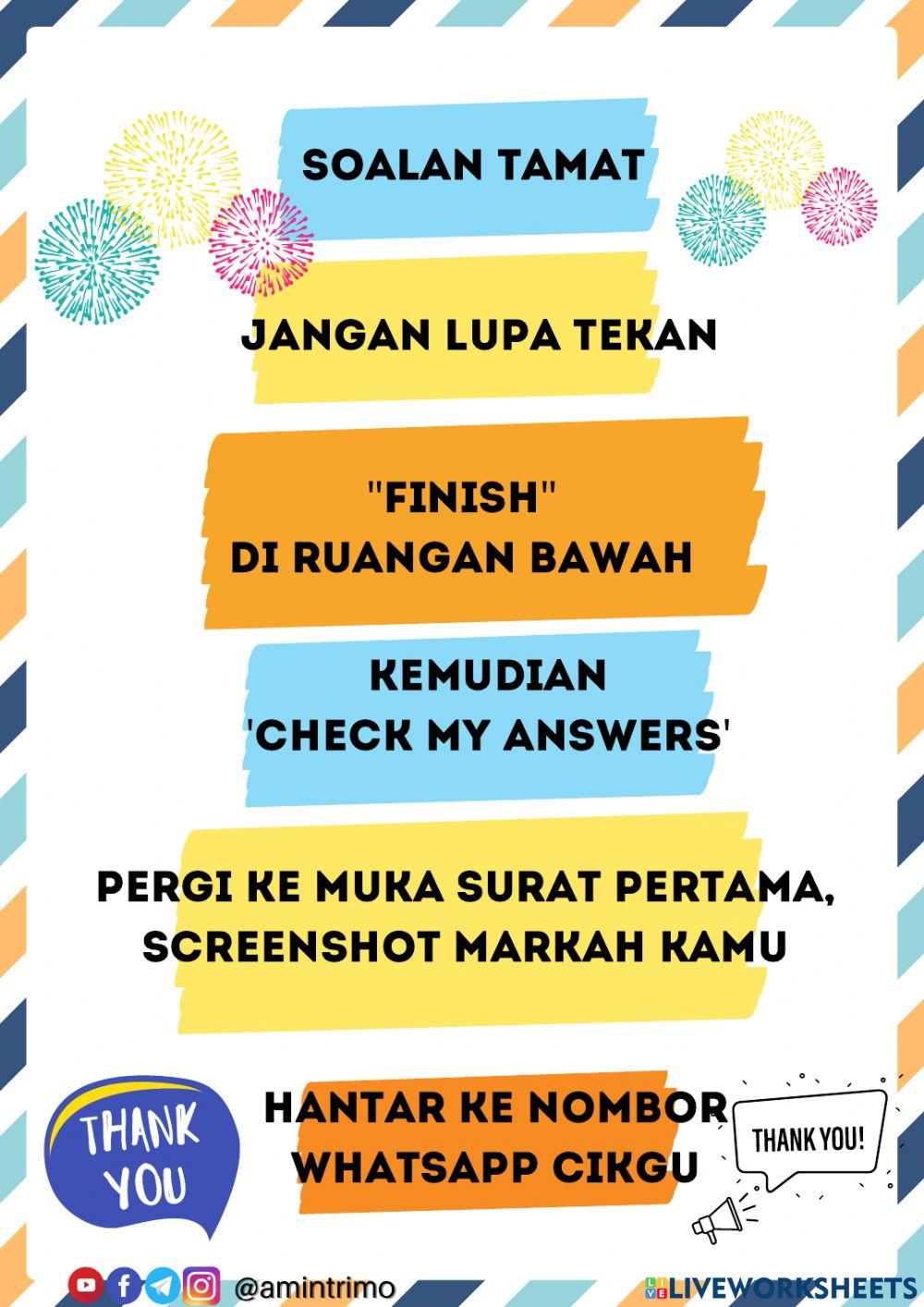 Ujian pertengahan tahun bahasa arab tahun 3 2021