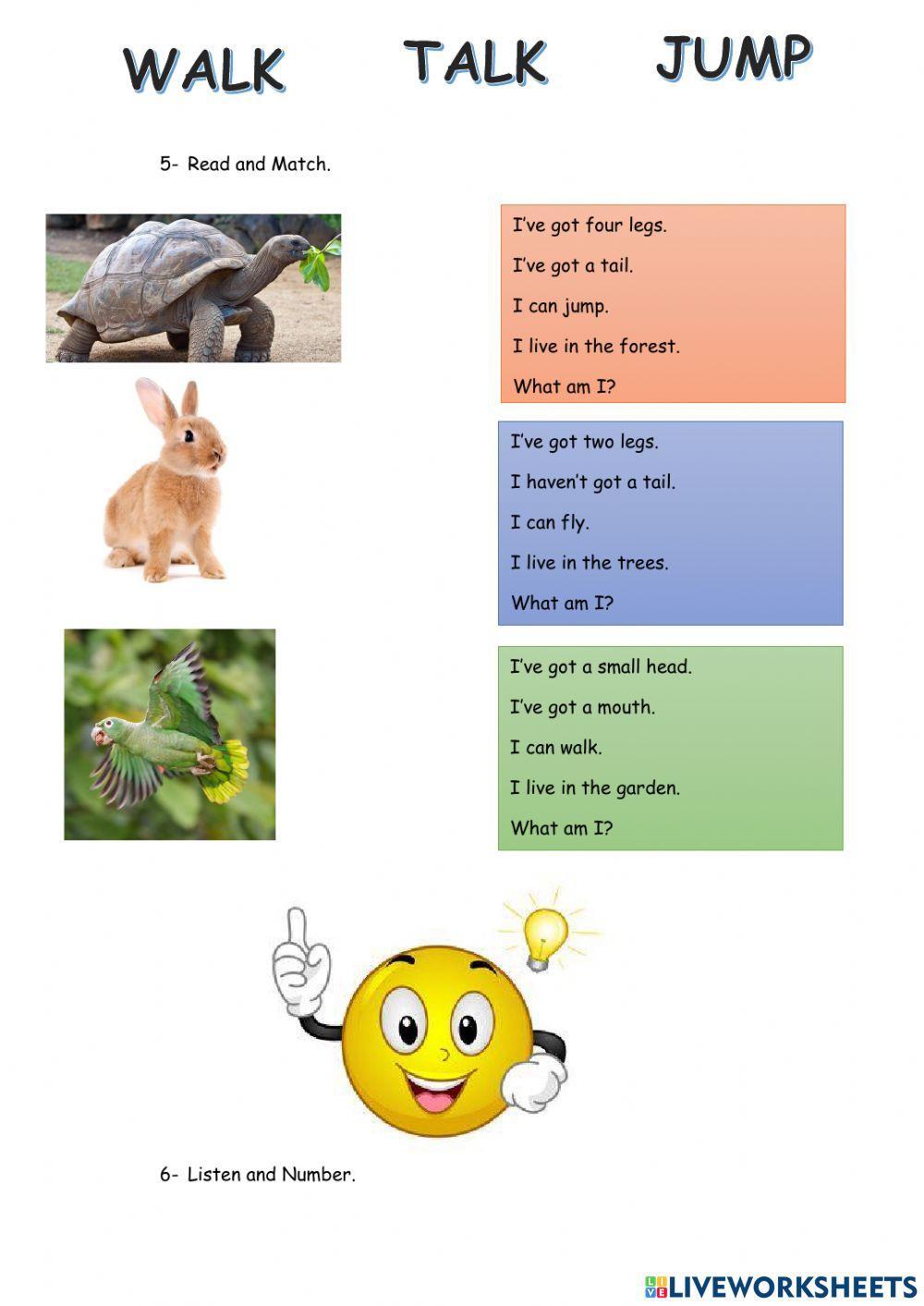 Bright Ideas 1 Practice Test Unit 6