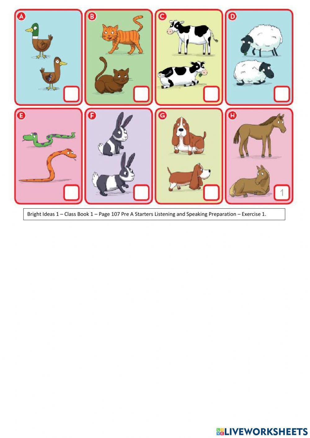 Bright Ideas 1 Practice Test Unit 6