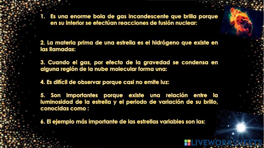 Los mecanismos de las estrellas