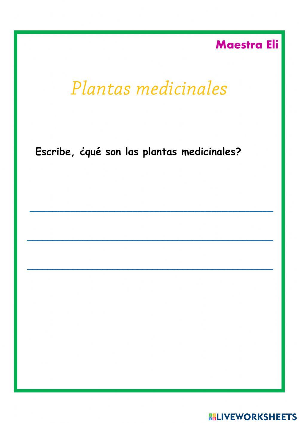 Plantas medicinales