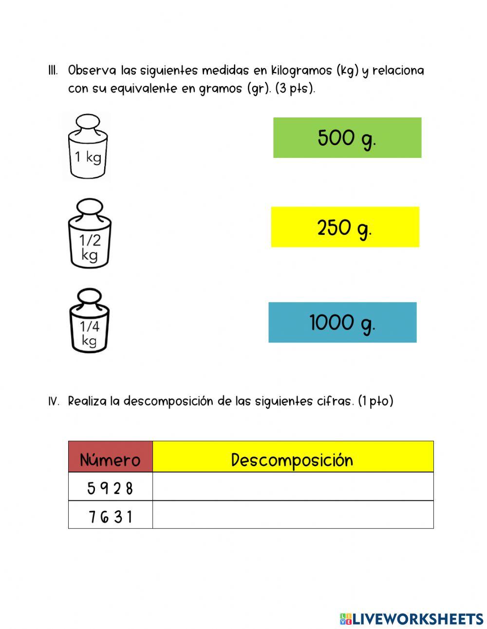 Examen parcial 3º trimestre