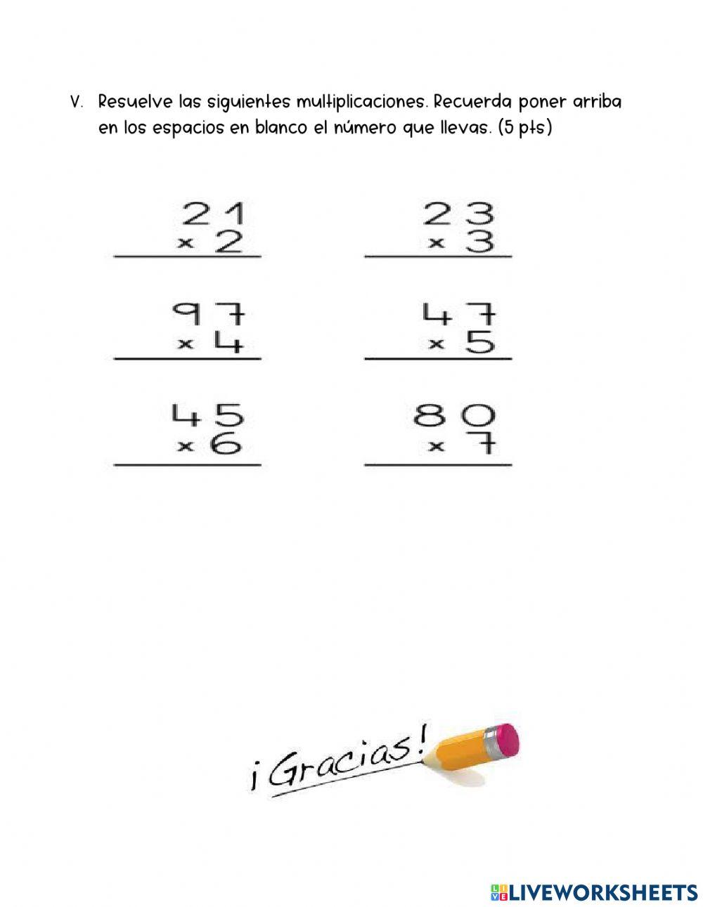 Examen parcial 3º trimestre