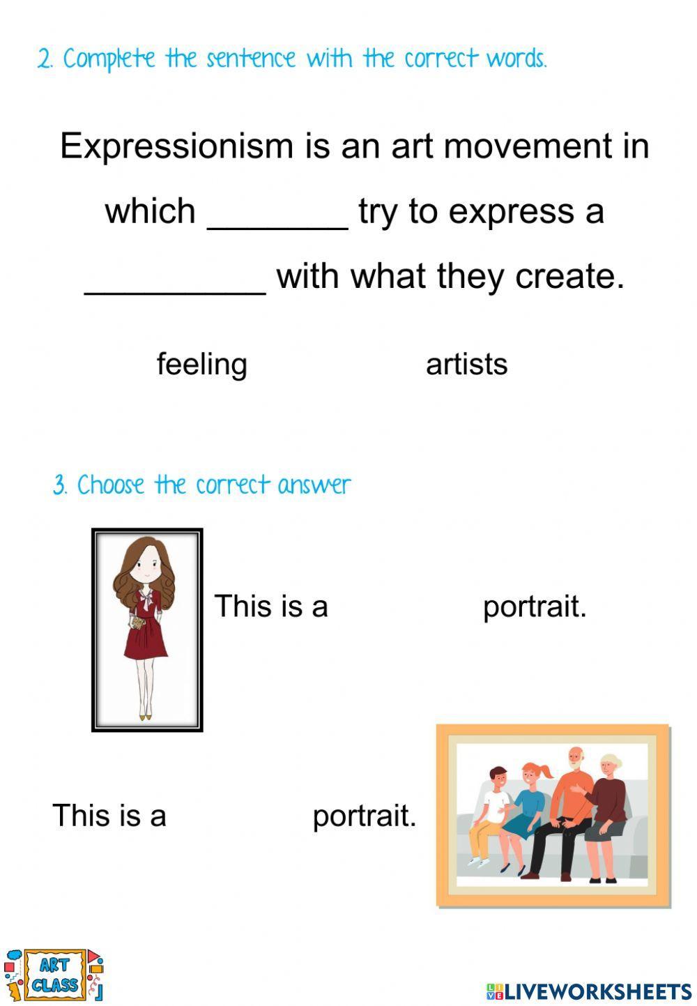 Portraits and emotions