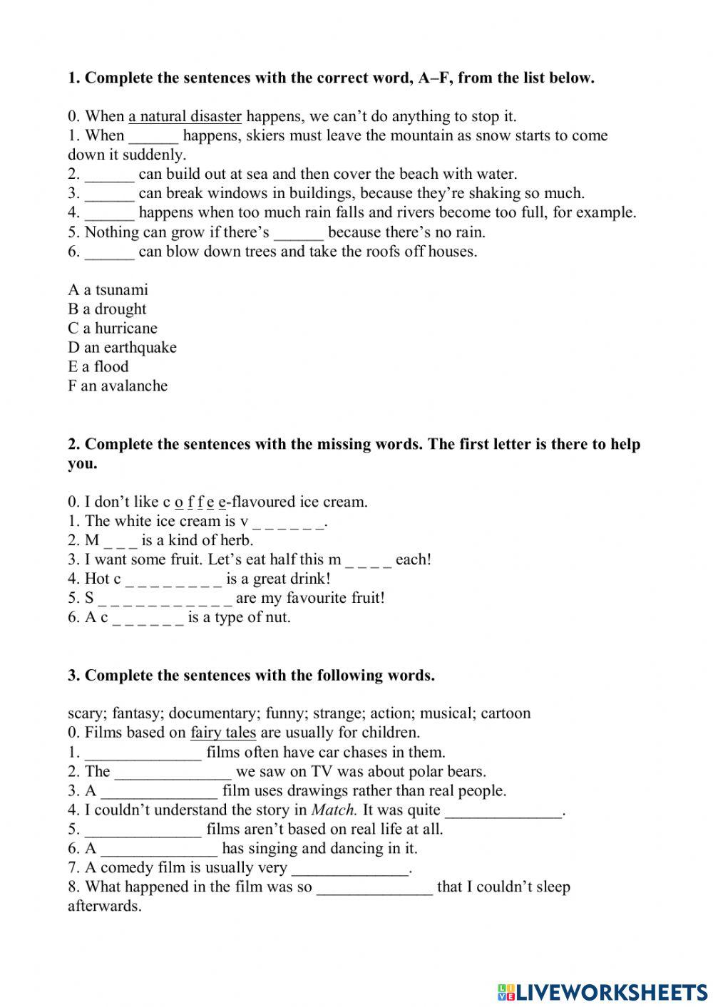 WW3 End-of-Year Test