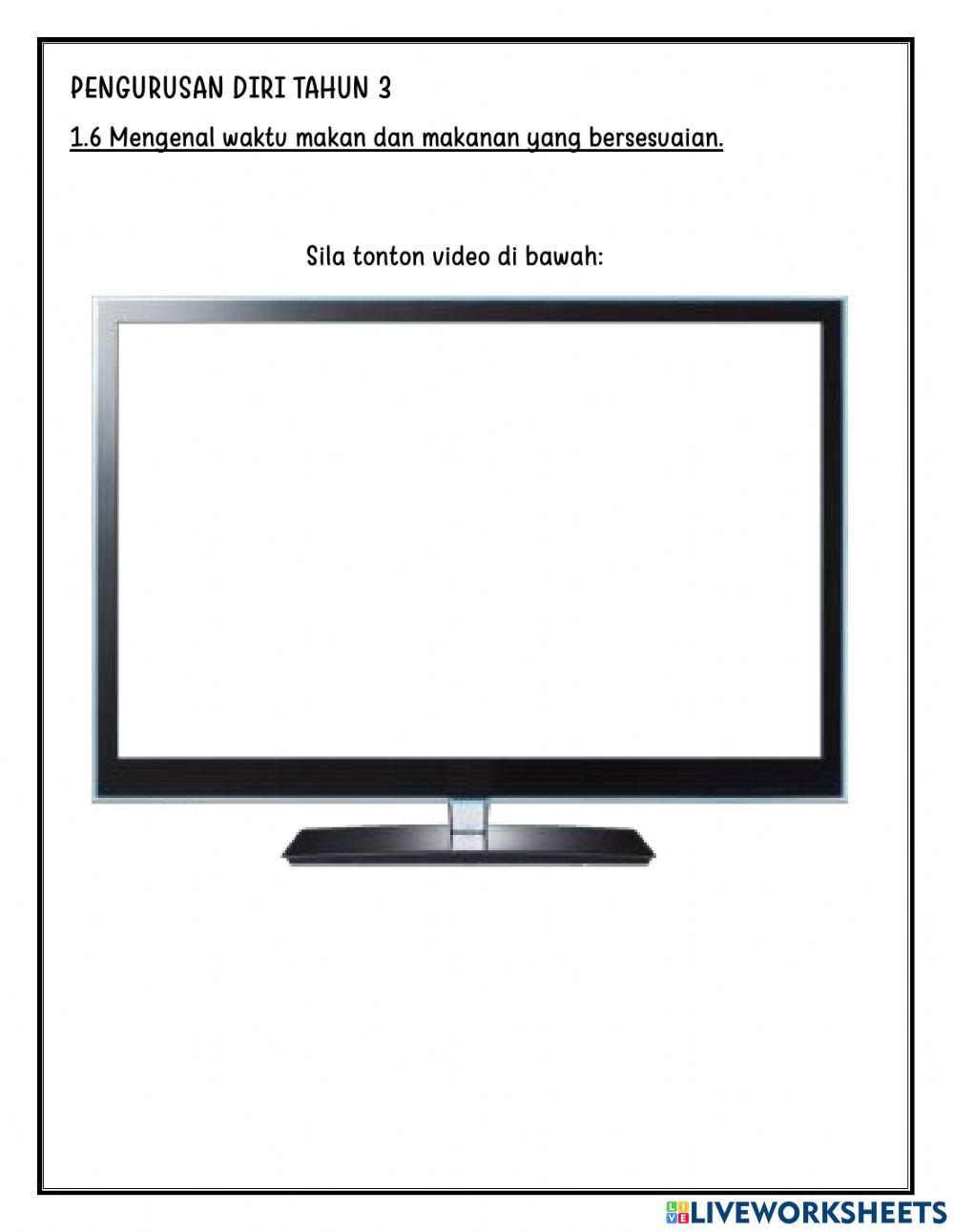 Makanan dan waktu makan yang sesuai