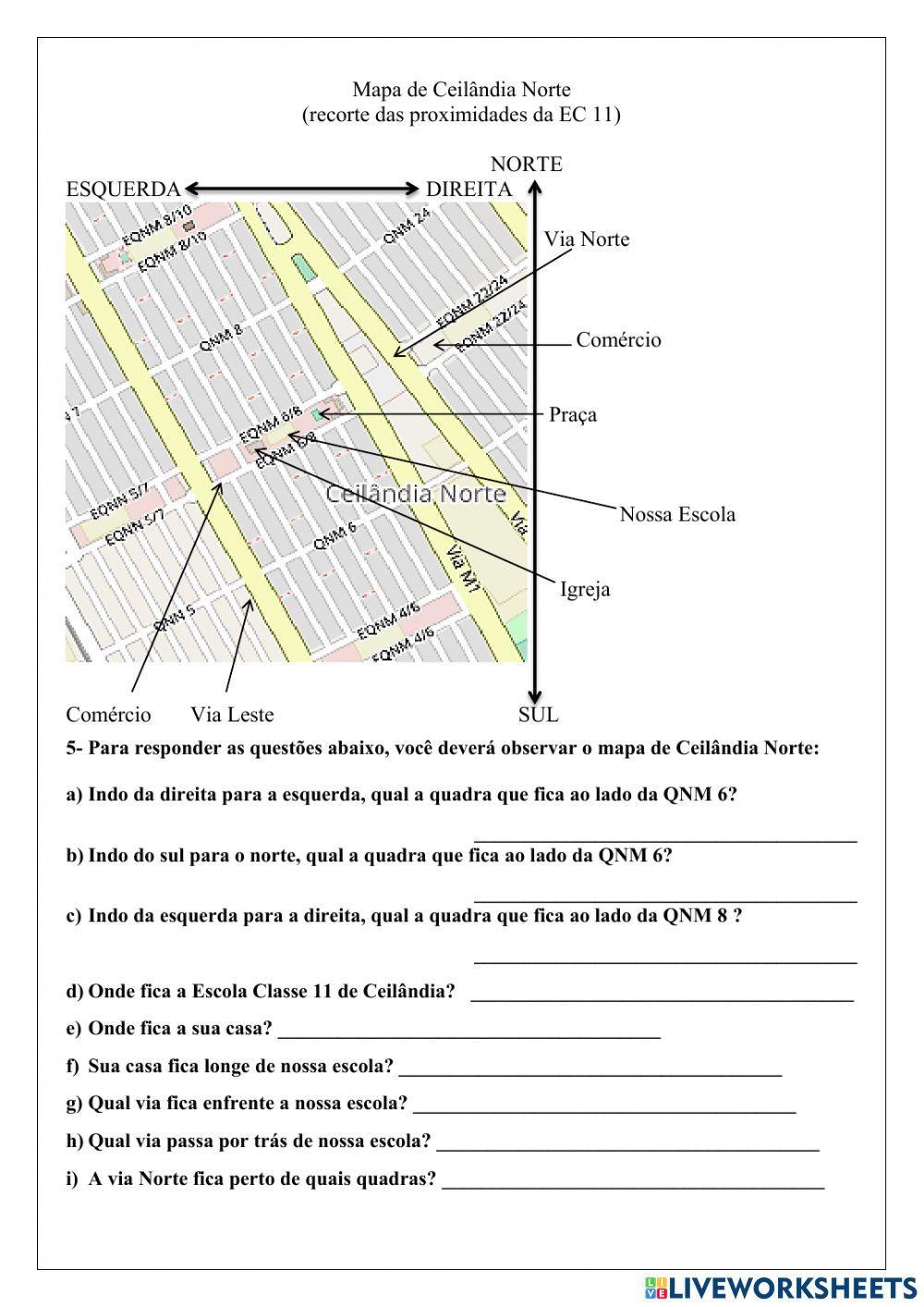Bairro - Zonas Urbana e Rural