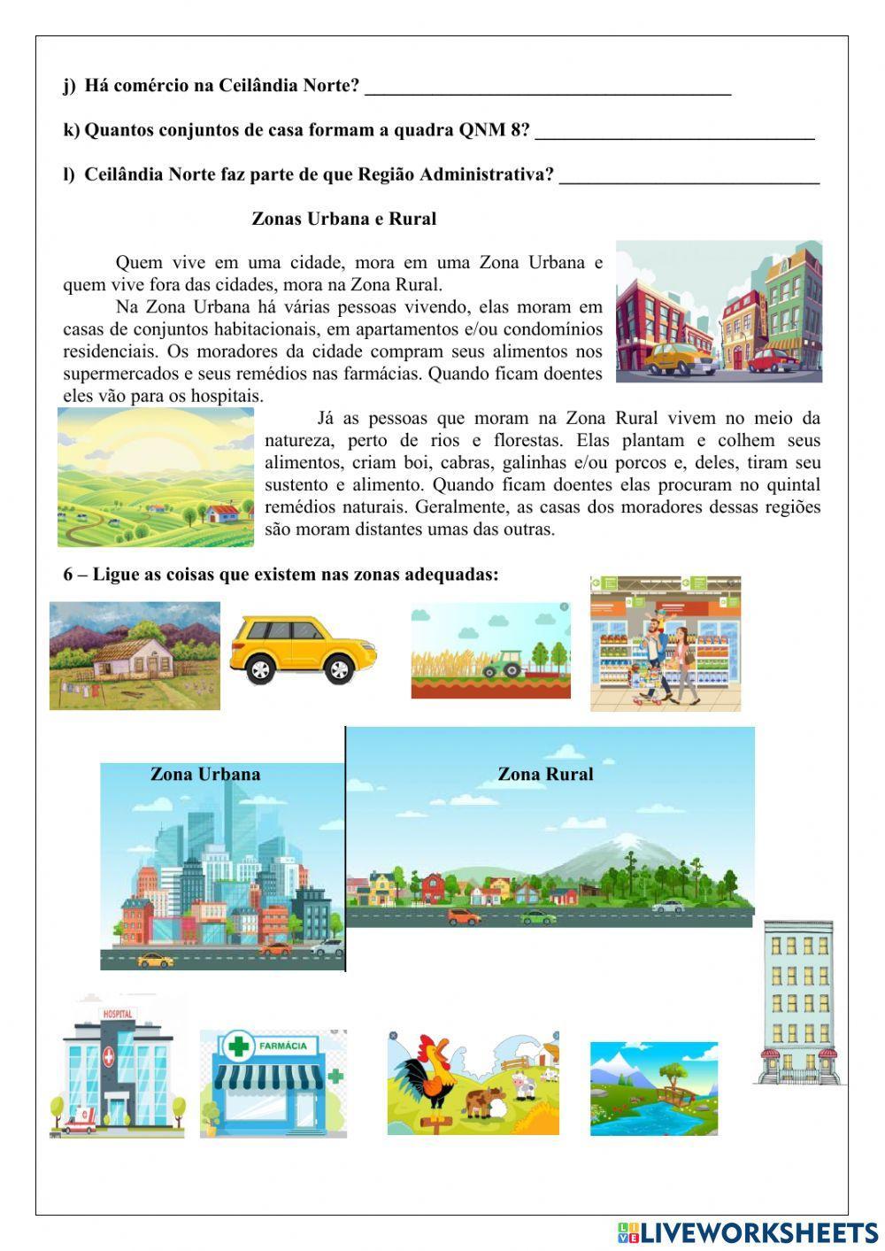 Bairro - Zonas Urbana e Rural