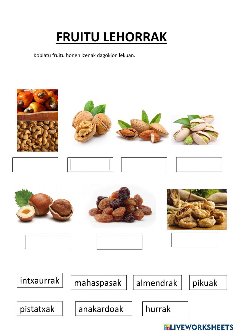 Fruitu lehorrak eta mamitsuak