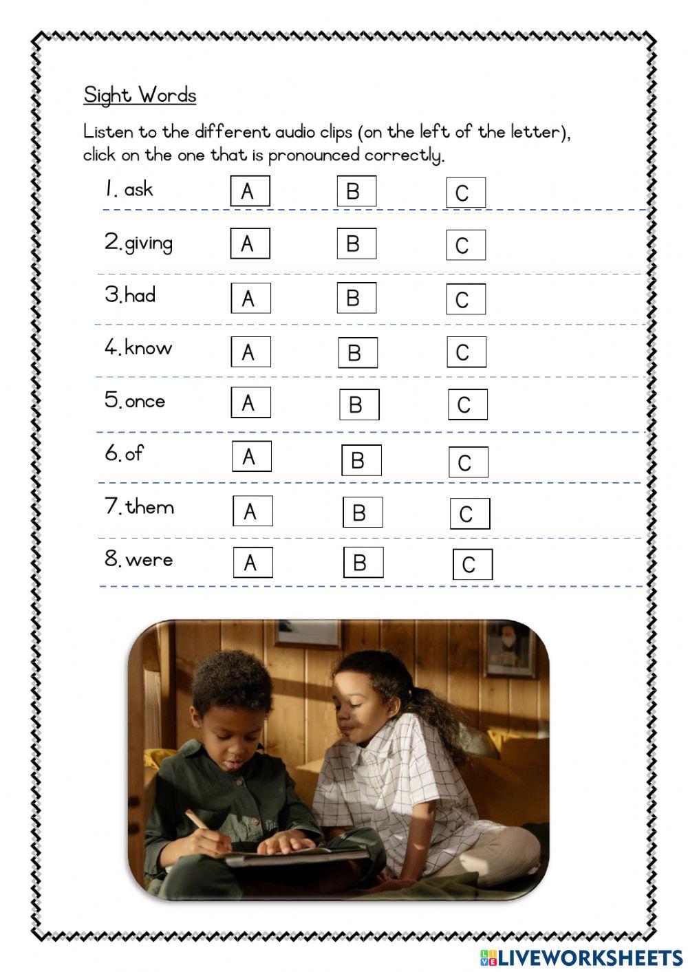 Sight Words