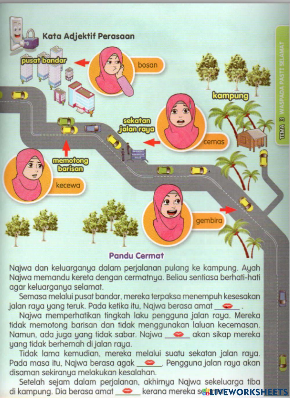 Kata Adjektif Perasaan