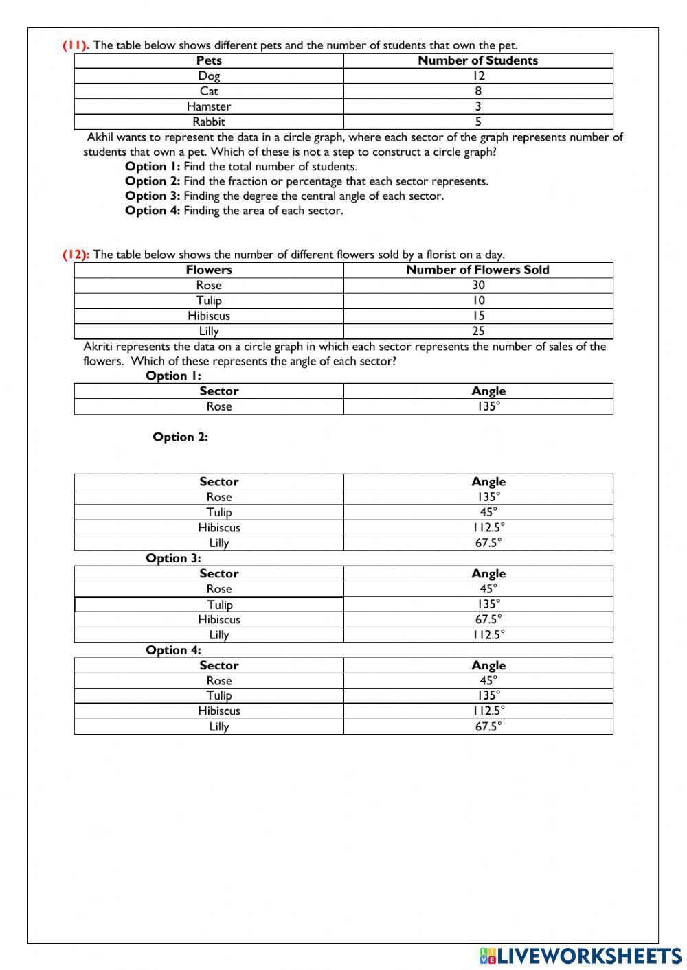 Ex 4.1 Class 8 Data Handling