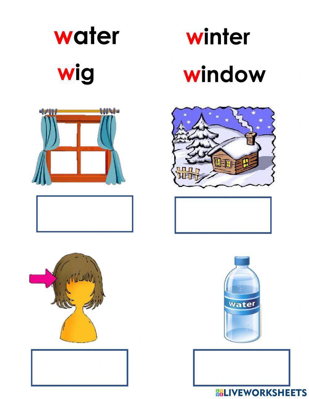 1014439 Letter Ww Zahia Bader LiveWorksheets 1014439 Letter Ww Zahia Bader LiveWorksheets