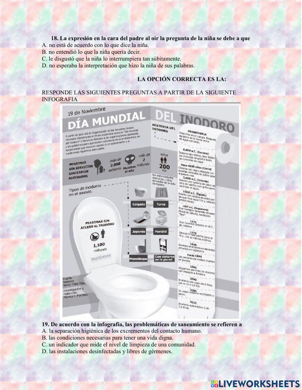 Lectura crítica - Preguntas de selección múltiple con única respuesta