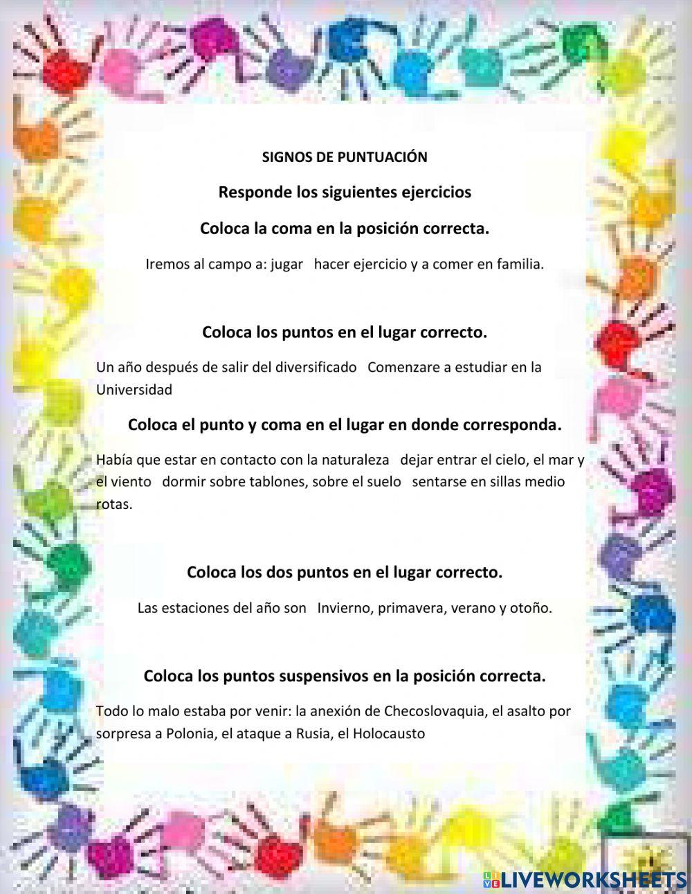 Signos de puntuación