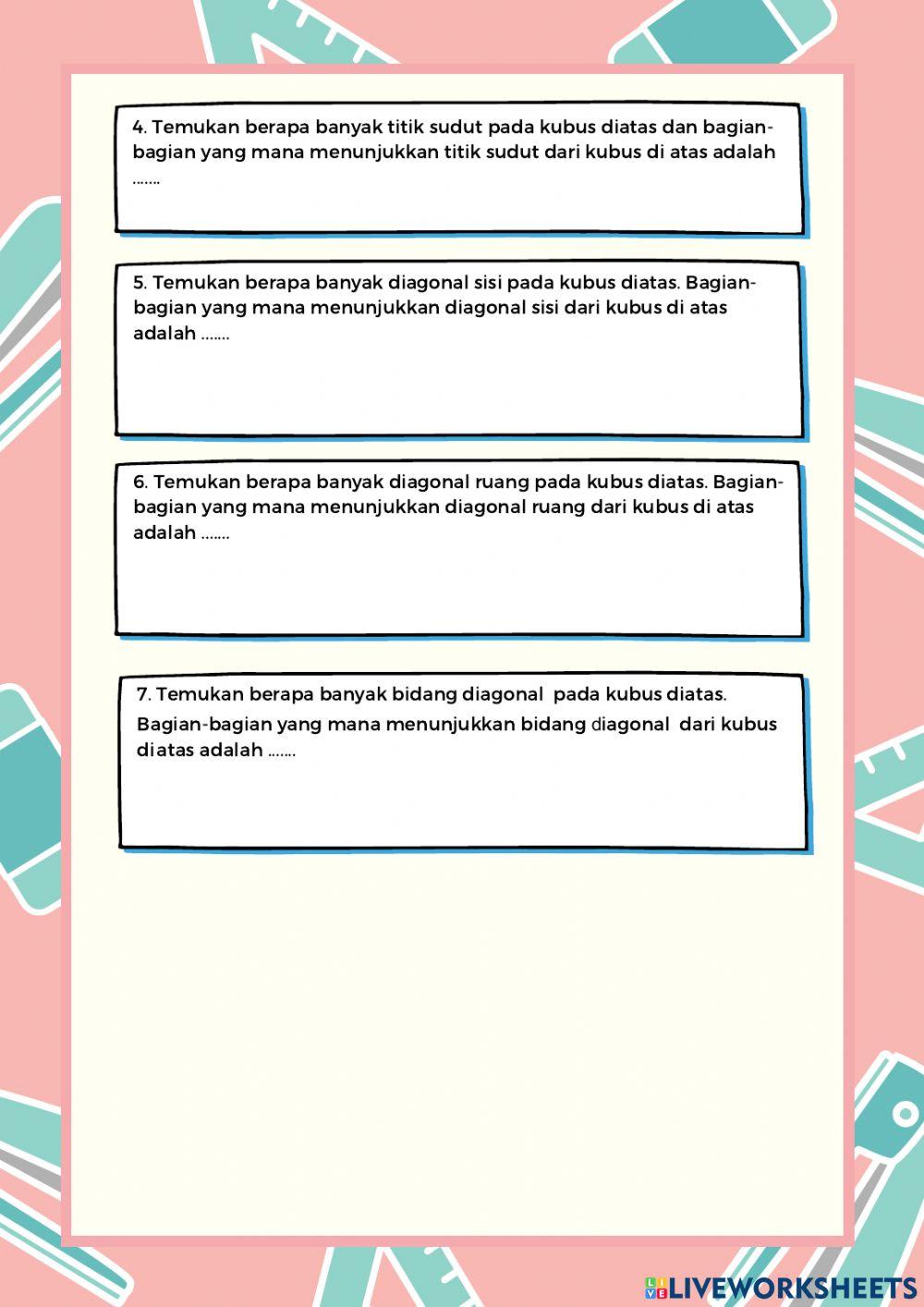 LKPD unsur dan sifat kubus