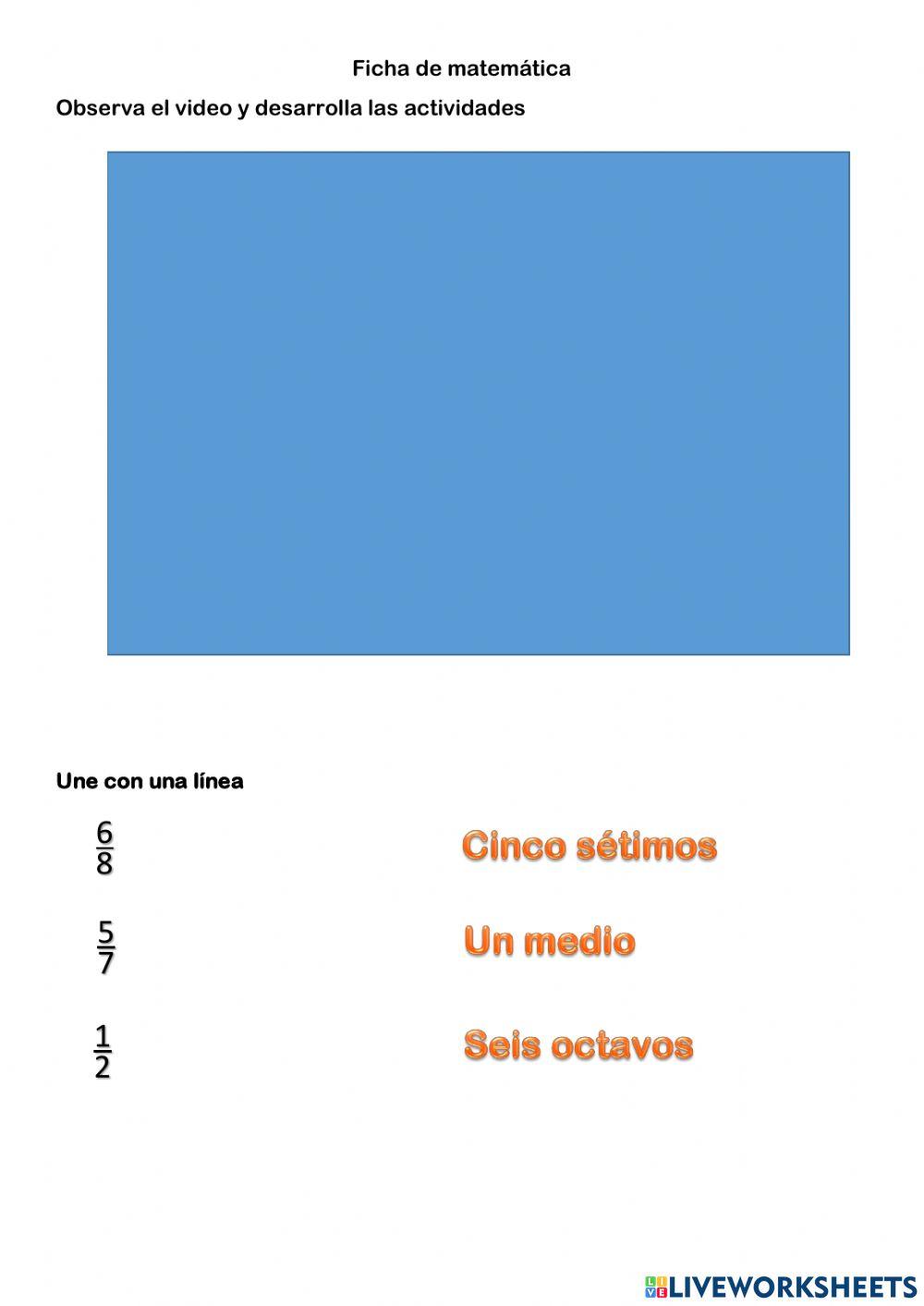 Ficha de matemática